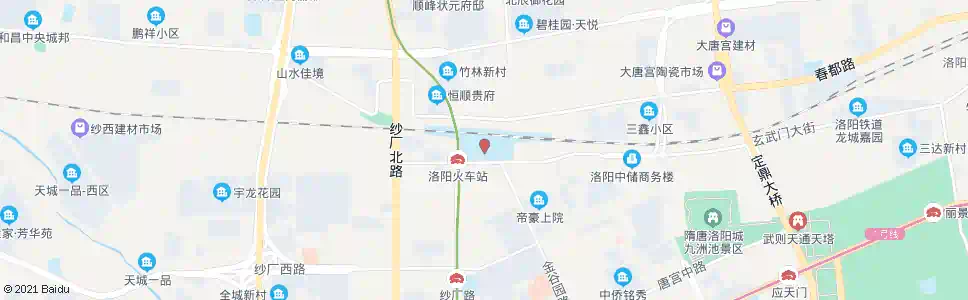 洛阳银张南_公交站地图_洛阳公交_妙搜公交查询2025