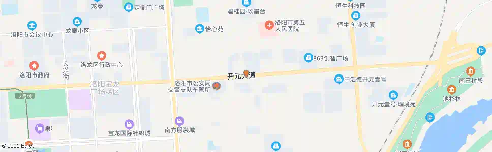 洛阳开元大道忠义街口_公交站地图_洛阳公交_妙搜公交查询2025