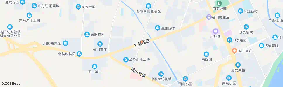 洛阳九都西路天津路口_公交站地图_洛阳公交_妙搜公交查询2025