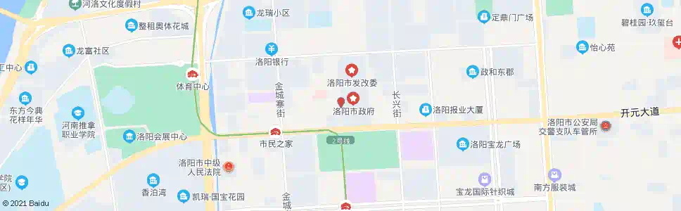 洛阳市政府西门_公交站地图_洛阳公交_妙搜公交查询2025
