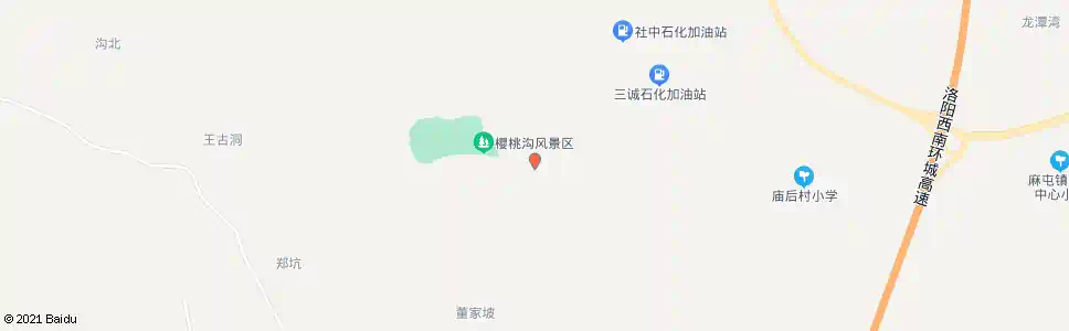 洛阳樱桃沟村_公交站地图_洛阳公交_妙搜公交查询2025