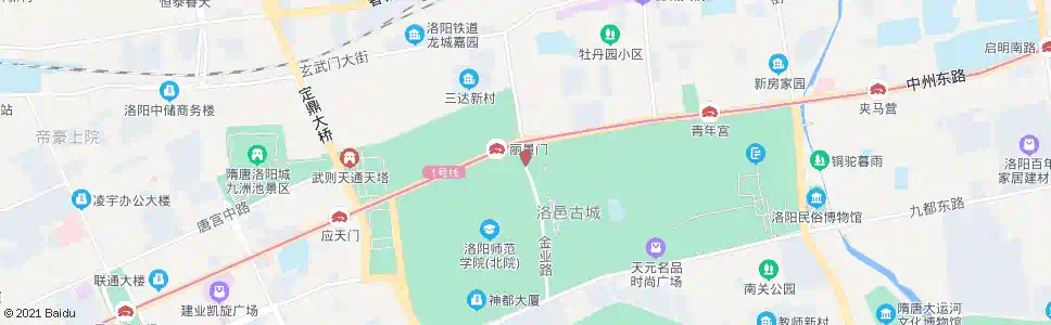 洛阳九龙鼎南_公交站地图_洛阳公交_妙搜公交查询2025