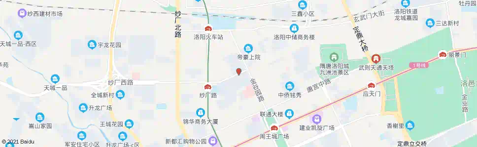洛阳纱厂东路金谷园路口_公交站地图_洛阳公交_妙搜公交查询2025