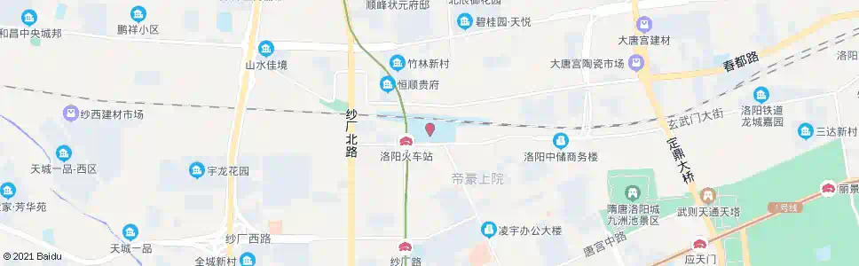 洛阳道湛_公交站地图_洛阳公交_妙搜公交查询2025