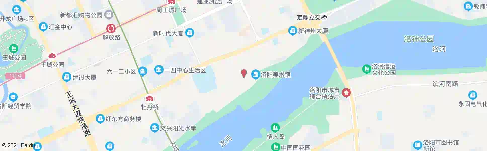 洛阳滨河北路美术馆街口西_公交站地图_洛阳公交_妙搜公交查询2025