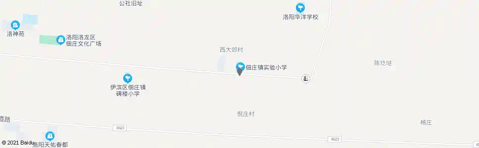 洛阳西大郊_公交站地图_洛阳公交_妙搜公交查询2025