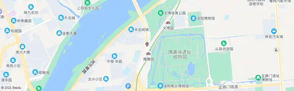 洛阳王城大桥南_公交站地图_洛阳公交_妙搜公交查询2025