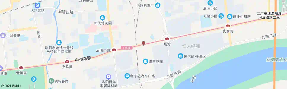 洛阳塔西_公交站地图_洛阳公交_妙搜公交查询2025
