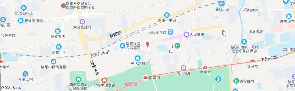 洛阳环城西路道南路口_公交站地图_洛阳公交_妙搜公交查询2025