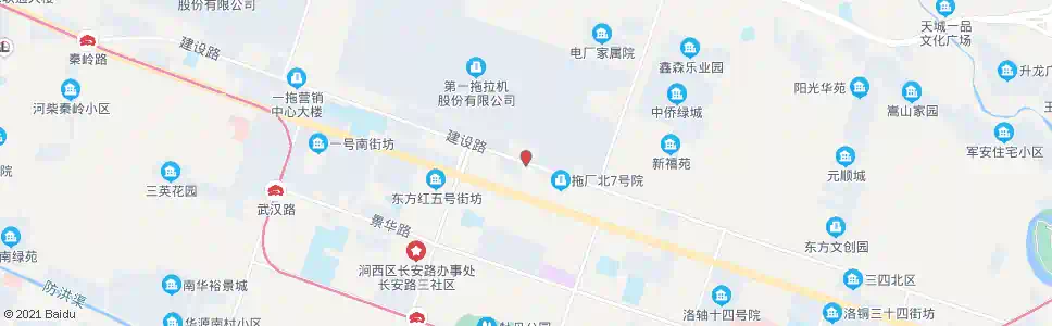 洛阳建设路一拖五号门_公交站地图_洛阳公交_妙搜公交查询2025