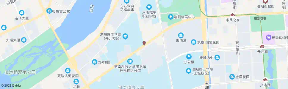 洛阳开元大道学子街口_公交站地图_洛阳公交_妙搜公交查询2025