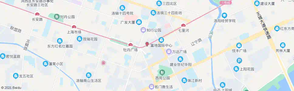 洛阳牡丹广场东_公交站地图_洛阳公交_妙搜公交查询2025