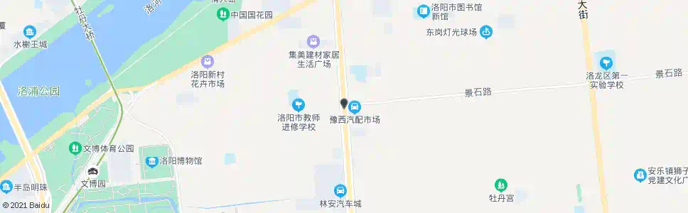 洛阳龙门大道安石路口_公交站地图_洛阳公交_妙搜公交查询2025