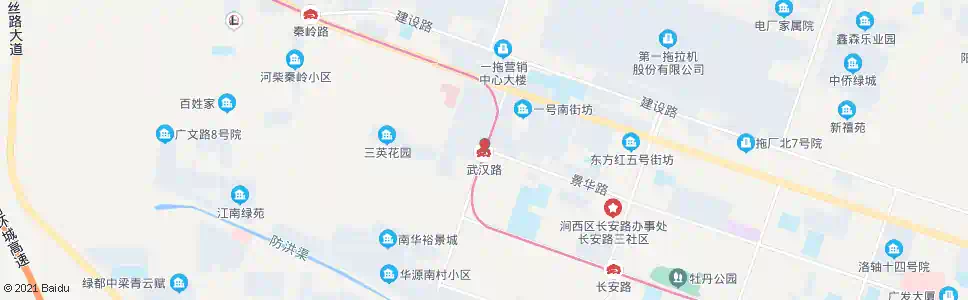 洛阳景华路武汉路口_公交站地图_洛阳公交_妙搜公交查询2025