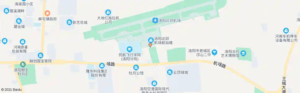 洛阳飞机场候机楼_公交站地图_洛阳公交_妙搜公交查询2025