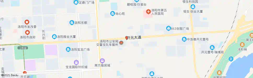 洛阳开元大道关圣街口西_公交站地图_洛阳公交_妙搜公交查询2025