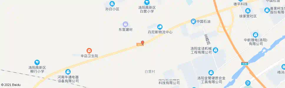 洛阳白营_公交站地图_洛阳公交_妙搜公交查询2025