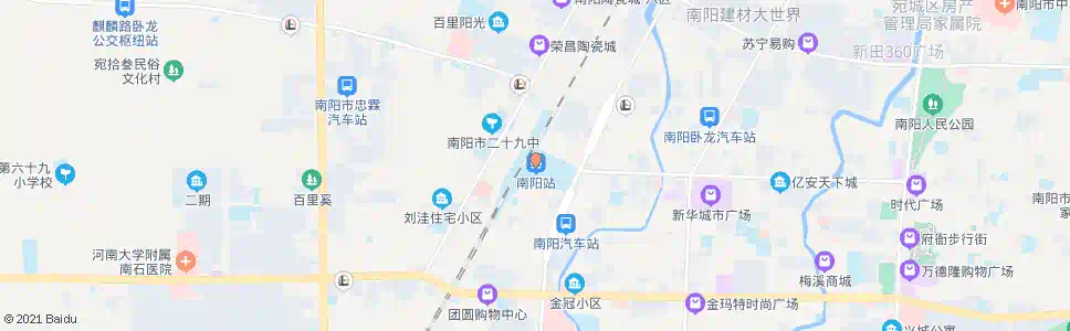 南阳鸡爪街口_公交站地图_南阳公交_妙搜公交查询2025