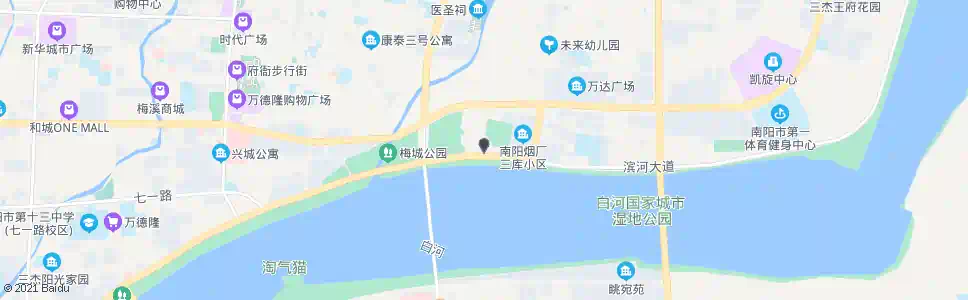 南阳烟厂广场(北)_公交站地图_南阳公交_妙搜公交查询2025