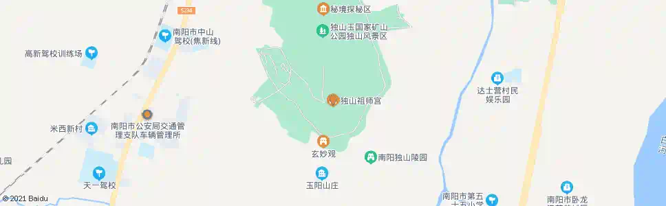 南阳独山村委_公交站地图_南阳公交_妙搜公交查询2025