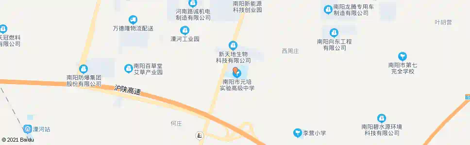 南阳嘉鹏新能源公司_公交站地图_南阳公交_妙搜公交查询2025
