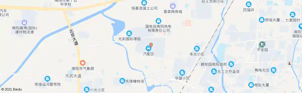 南阳光彩大市场_公交站地图_南阳公交_妙搜公交查询2025