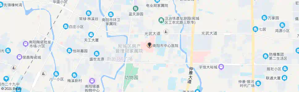 南阳肝胆病医院_公交站地图_南阳公交_妙搜公交查询2025