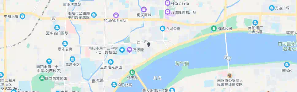 南阳梅溪路北口_公交站地图_南阳公交_妙搜公交查询2025