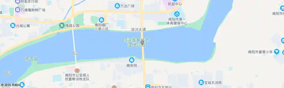 南阳白河大桥(南)_公交站地图_南阳公交_妙搜公交查询2025