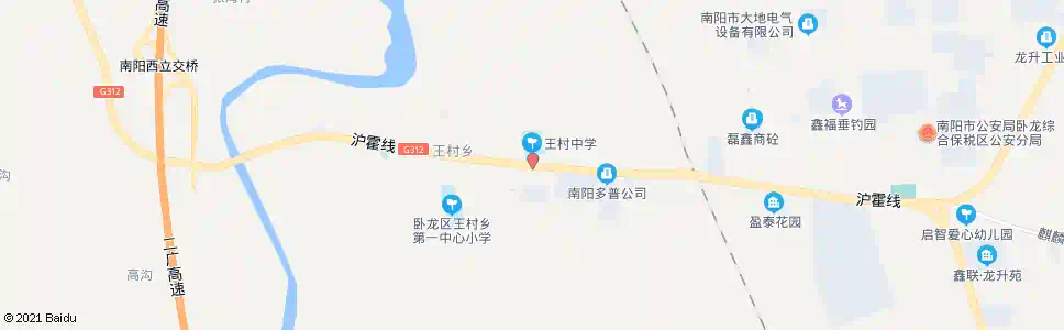南阳王村中学_公交站地图_南阳公交_妙搜公交查询2025