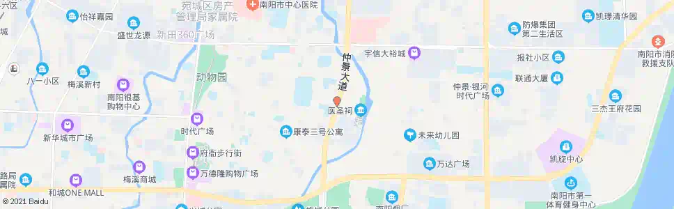 南阳医圣祠口_公交站地图_南阳公交_妙搜公交查询2025