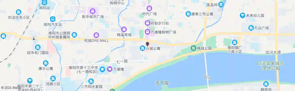 南阳市第一人民医院(北)_公交站地图_南阳公交_妙搜公交查询2025