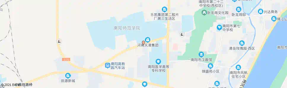 南阳师院西区_公交站地图_南阳公交_妙搜公交查询2025