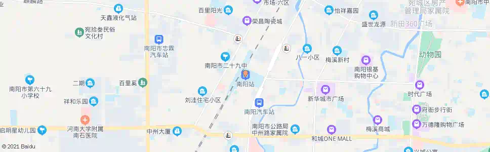 南阳火车站_公交站地图_南阳公交_妙搜公交查询2025