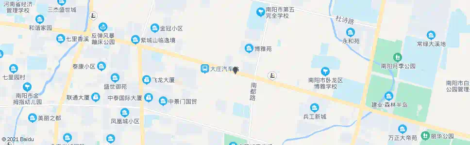 南阳顺安白云检测线_公交站地图_南阳公交_妙搜公交查询2025