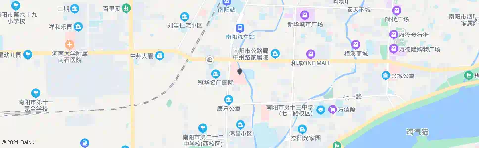 南阳医专一附院_公交站地图_南阳公交_妙搜公交查询2025