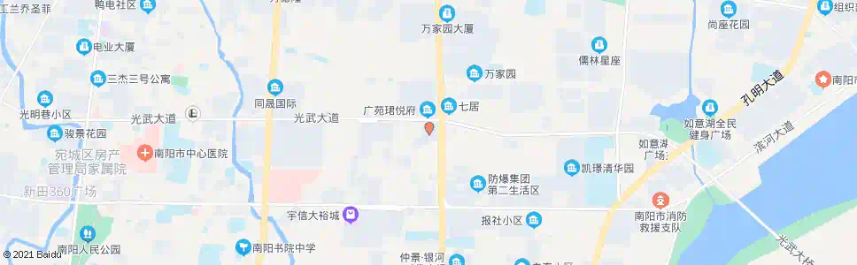南阳万家园光武新村1_公交站地图_南阳公交_妙搜公交查询2025
