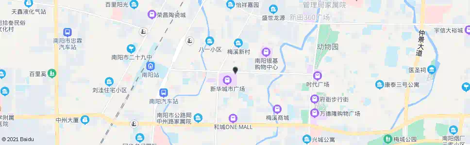 南阳新华城市广场_公交站地图_南阳公交_妙搜公交查询2025