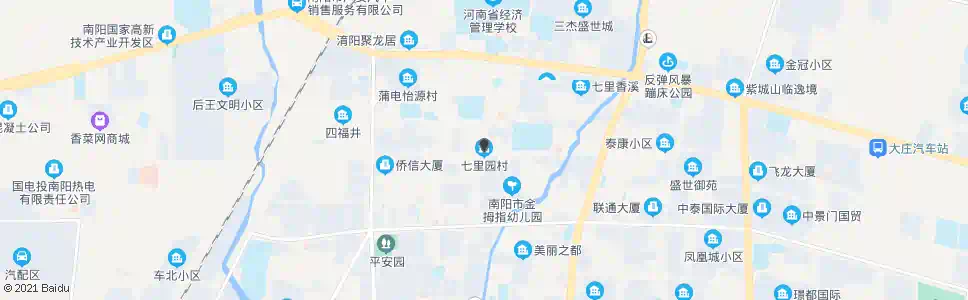 南阳七里园南口_公交站地图_南阳公交_妙搜公交查询2025