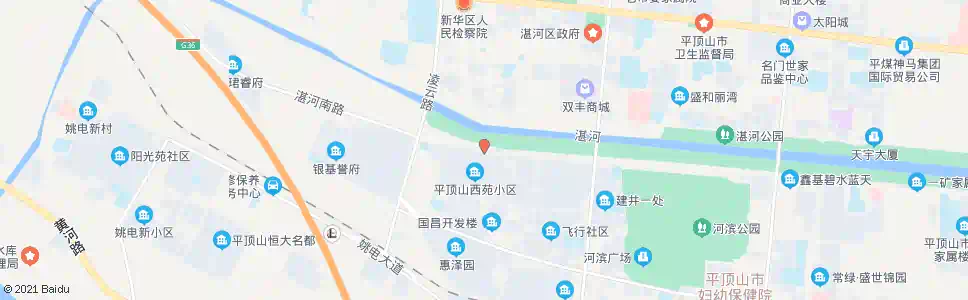 平顶山西苑小区北门_公交站地图_平顶山公交_妙搜公交查询2025