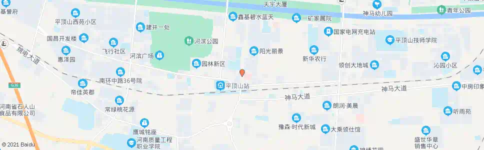 平顶山市十三中_公交站地图_平顶山公交_妙搜公交查询2025