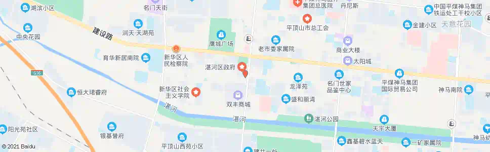 平顶山党校_公交站地图_平顶山公交_妙搜公交查询2025