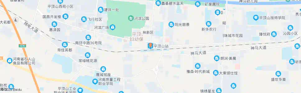平顶山月台_公交站地图_平顶山公交_妙搜公交查询2025