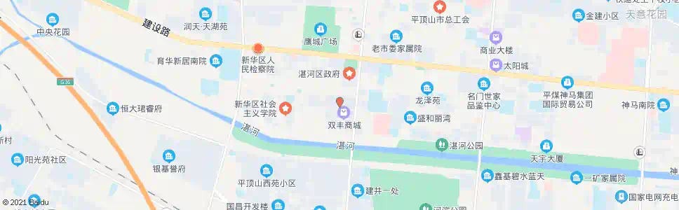 平顶山建井三处_公交站地图_平顶山公交_妙搜公交查询2025