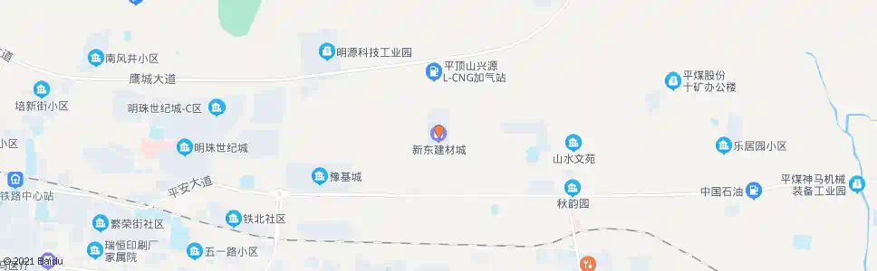 平顶山新东建材城(吴寨)_公交站地图_平顶山公交_妙搜公交查询2025