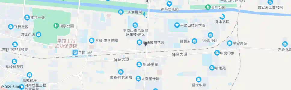 平顶山明珠城市花园(东门)_公交站地图_平顶山公交_妙搜公交查询2025