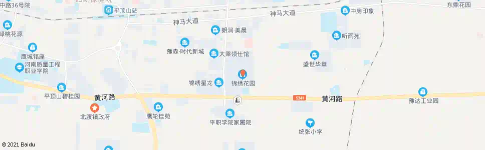平顶山锦绣花园_公交站地图_平顶山公交_妙搜公交查询2025