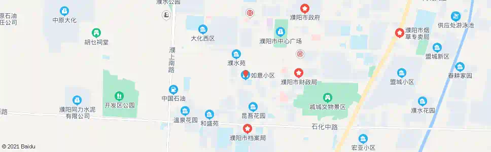 濮阳如意小区_公交站地图_濮阳公交_妙搜公交查询2025