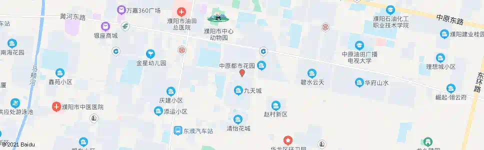 濮阳九天城_公交站地图_濮阳公交_妙搜公交查询2025