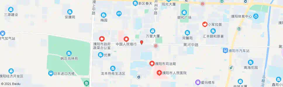 濮阳谢东北门_公交站地图_濮阳公交_妙搜公交查询2025